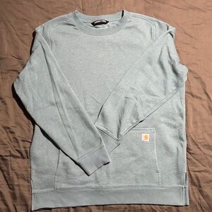 Carhartt Woman’s Teal Crewneck Sweatshirt